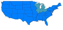 Upper Mississippi（Great Lakes）五大湖区